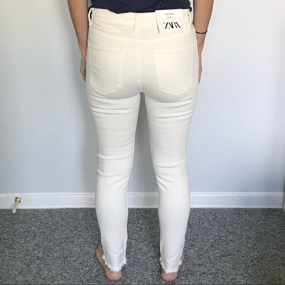 Zara Skinny Jeans with Frayed Hem - Picture 6 of 6